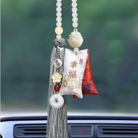 Car sachet tassel pendant