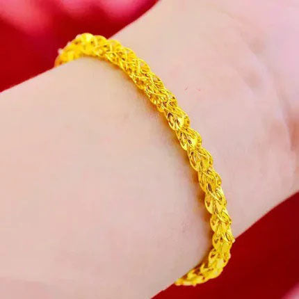 Gold women's bracelet