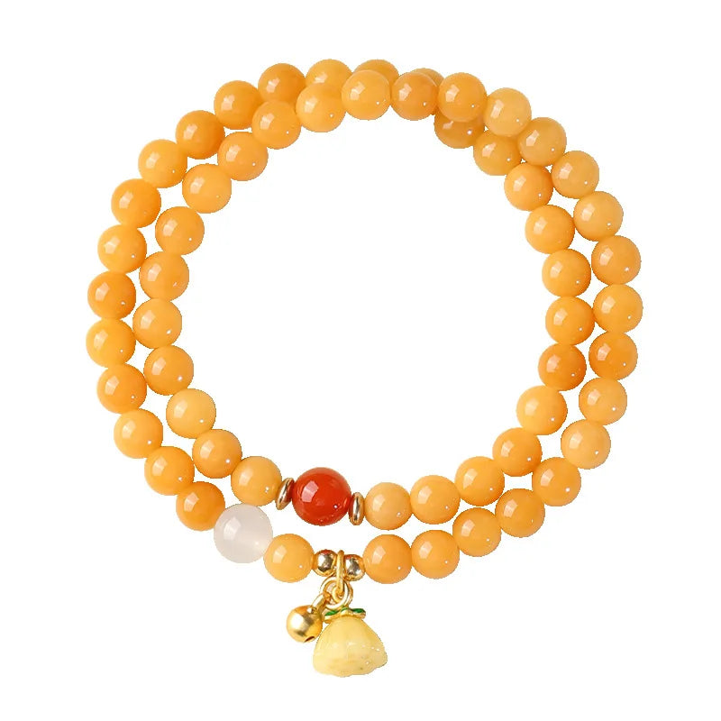 Natural Weathered Bodhi Root Bracelet Original Design Men's and Women's Double Circle Hand String Wen Play Buddha Beads Rosary