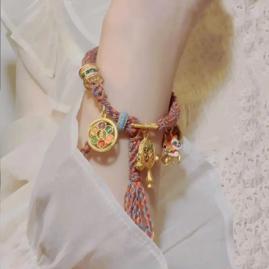 Tibetan Couple Braided Bracelet - Bringing Wealth and Good Luck