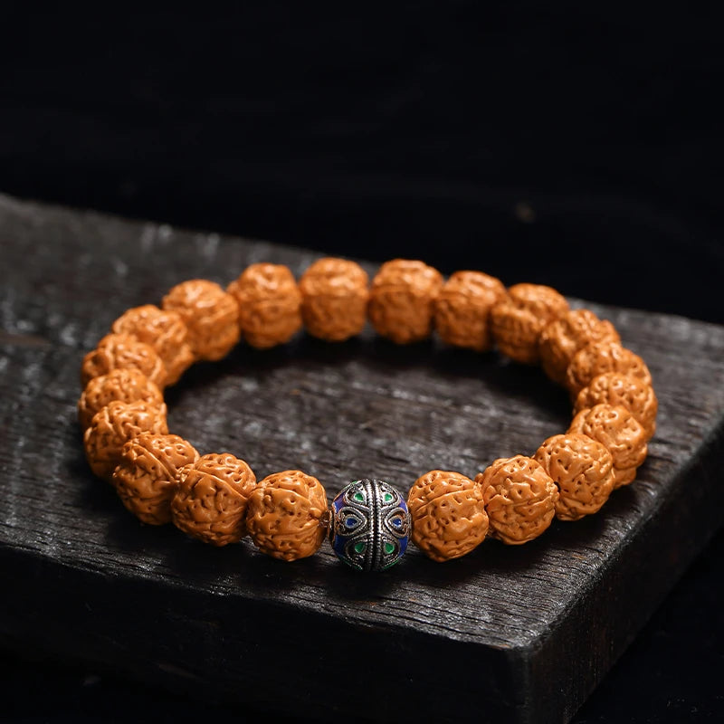 Walnut seed bracelets, Buddhist beads bracelets
