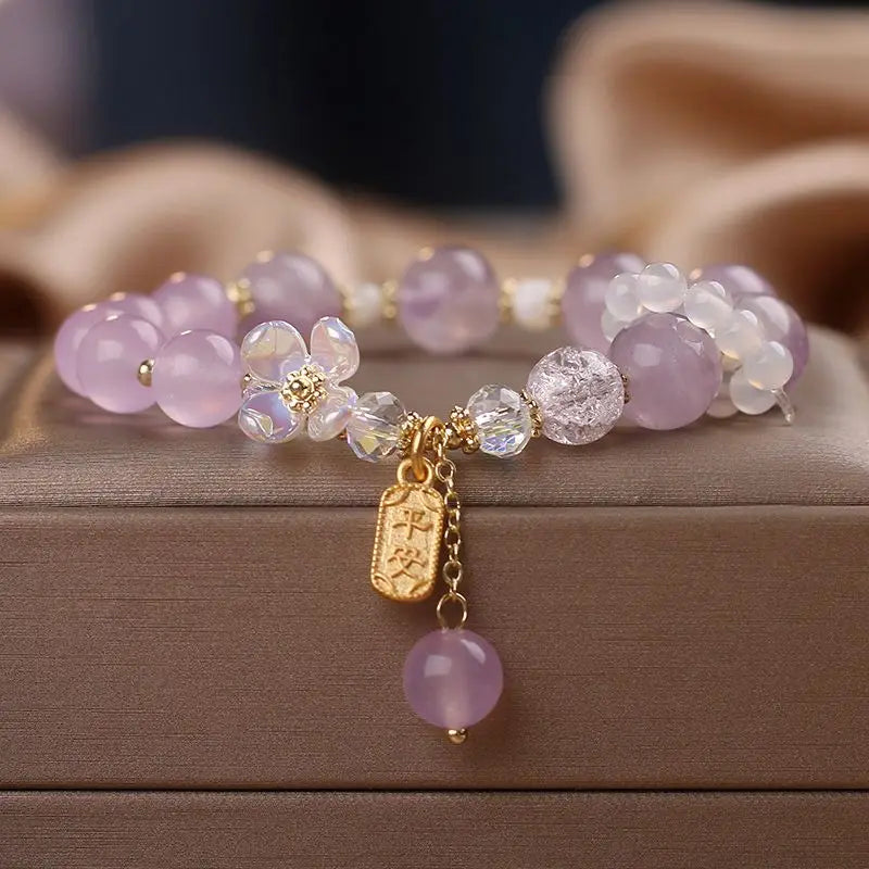 Fresh Crystal Agate Beaded Bracelet