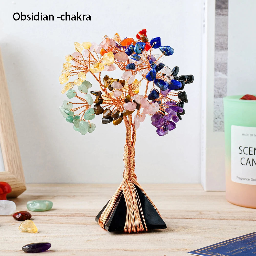 Natural Rose Quartz Money Tree
