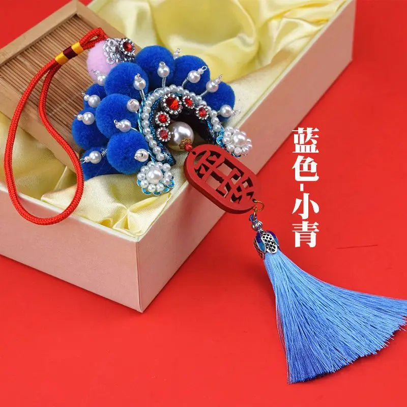 Beijing opera headdresses and traditional handicrafts