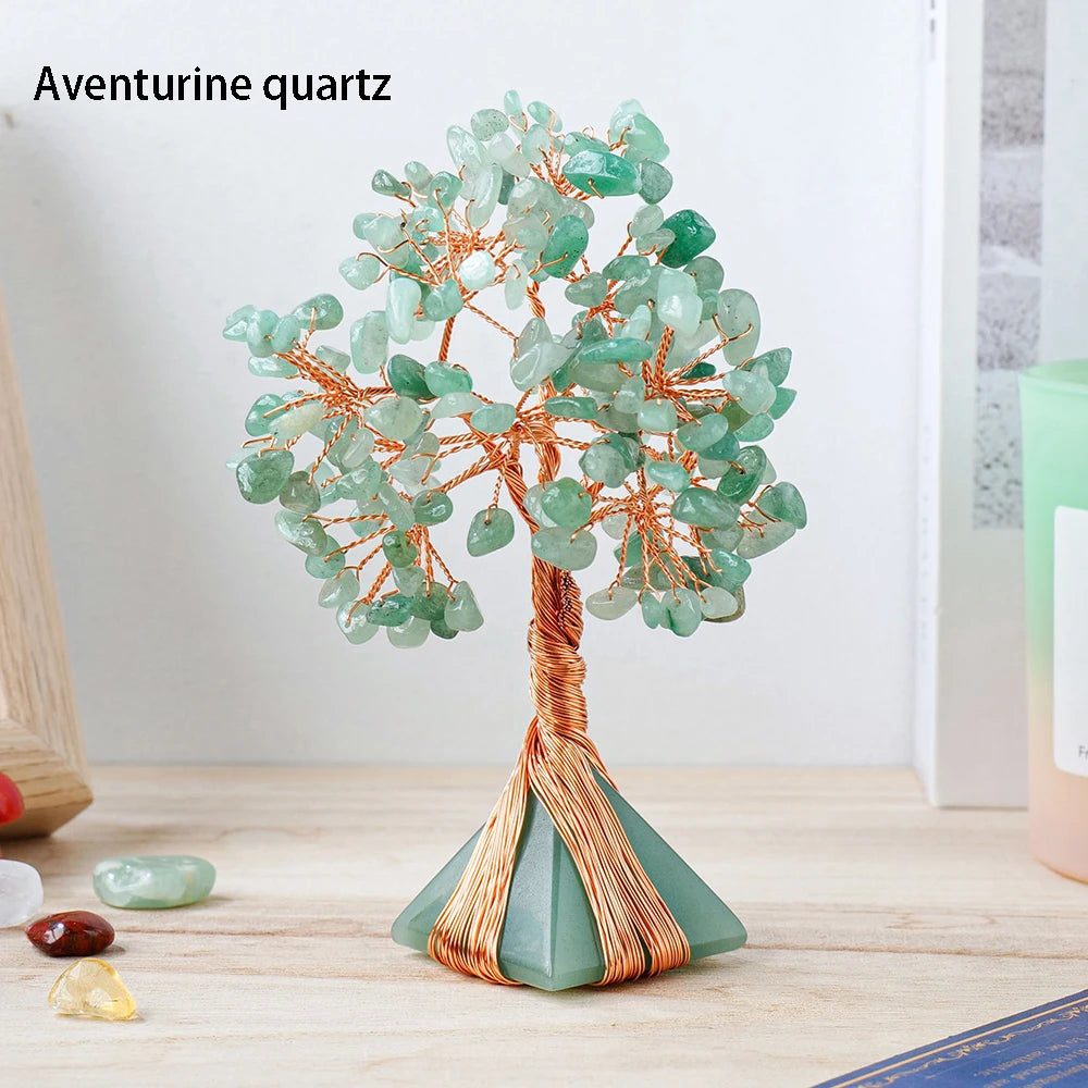 Natural Rose Quartz Money Tree