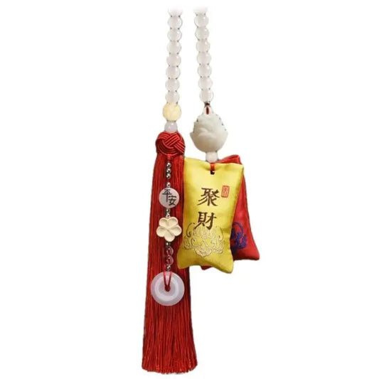Car sachet tassel pendant