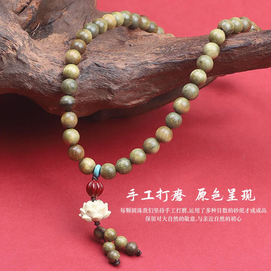 Green sandalwood bracelet