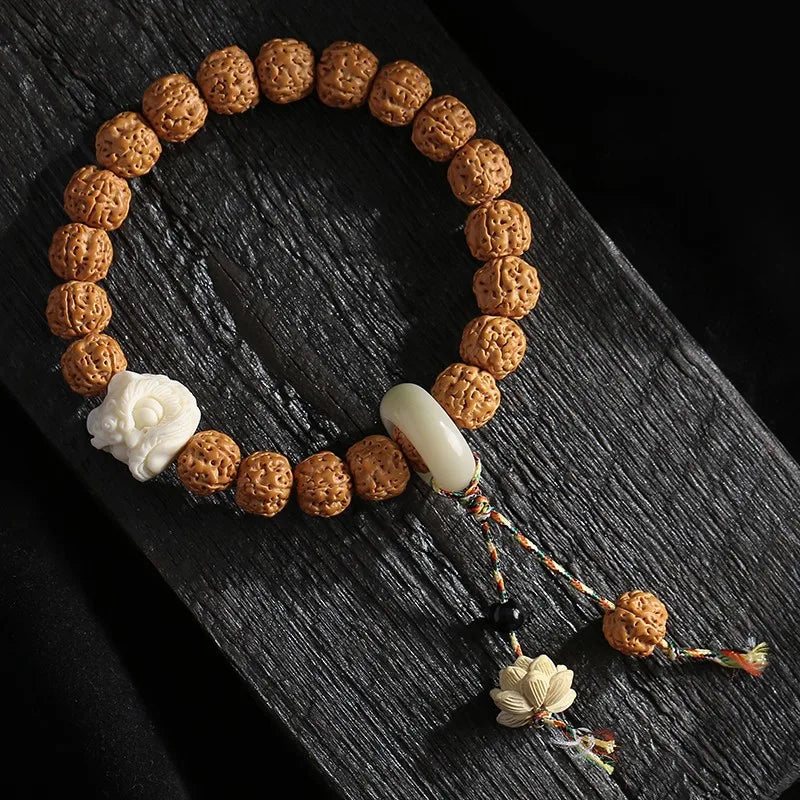 Walnut seed bracelets, Buddhist beads bracelets