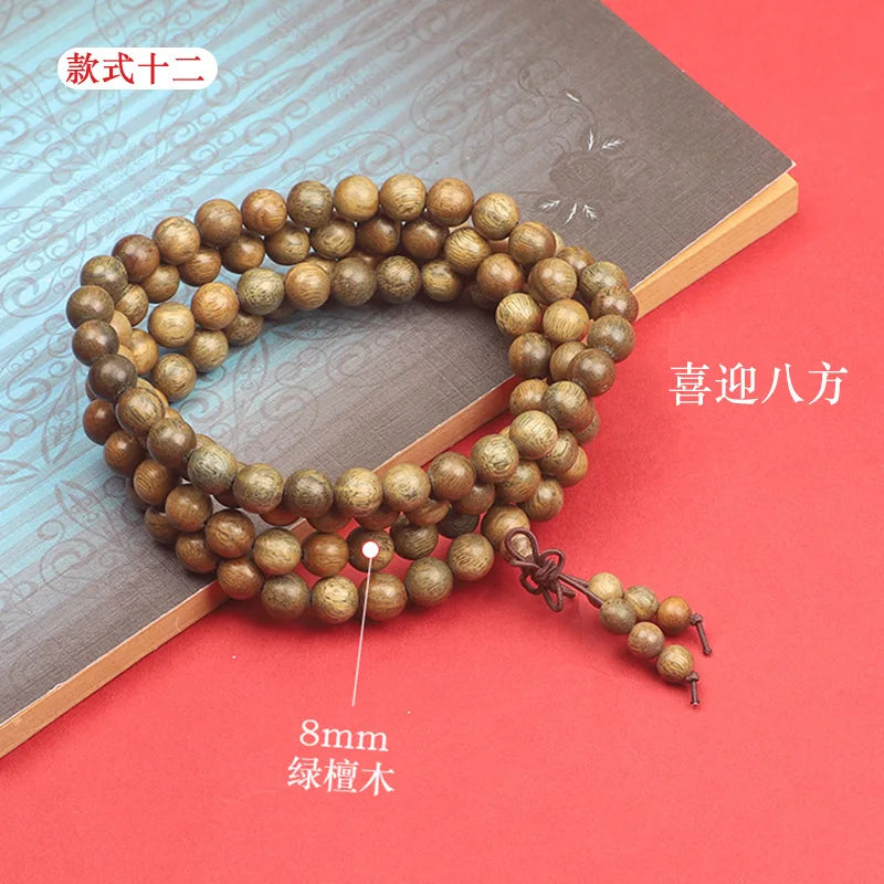 Green sandalwood bracelet