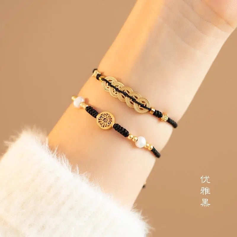Red zodiac lucky bead bracelet