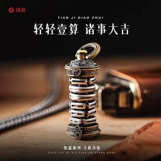 Zhouyi Bagua necklace pendant, Yao fortune-telling charm