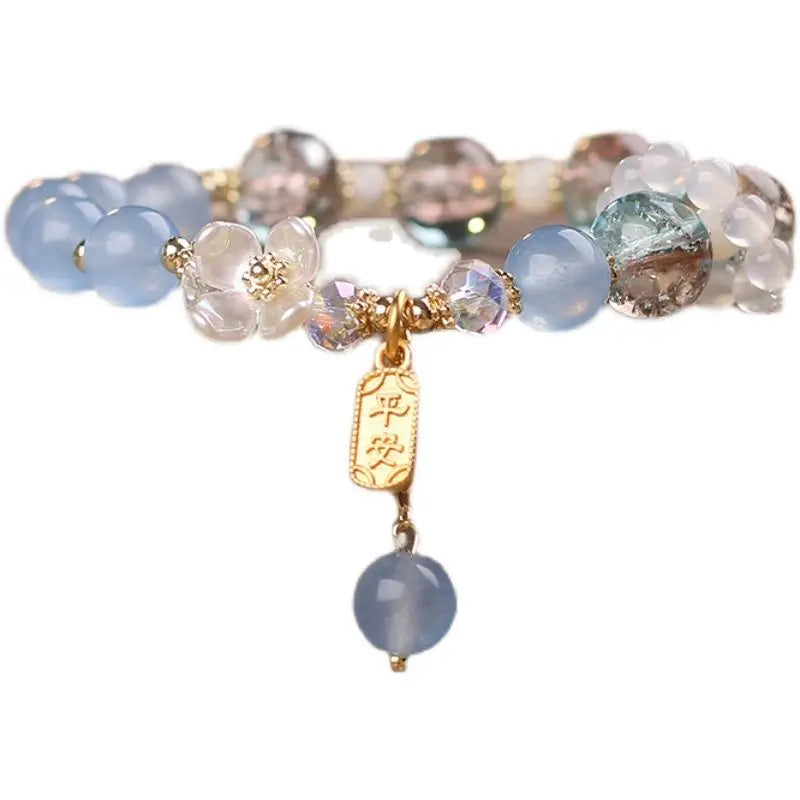Fresh Crystal Agate Beaded Bracelet