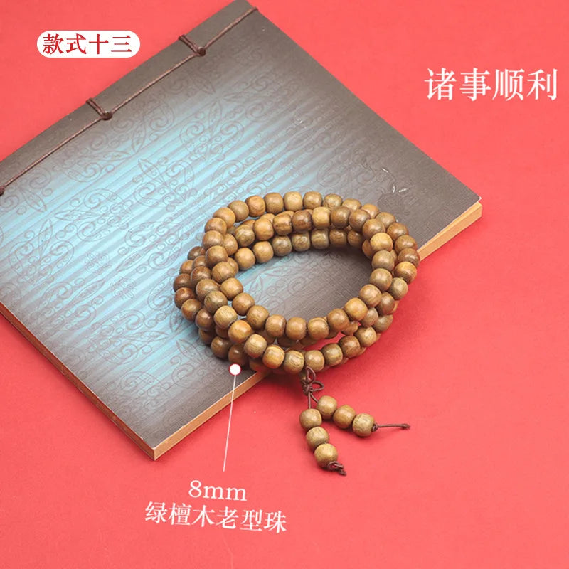 Green sandalwood bracelet