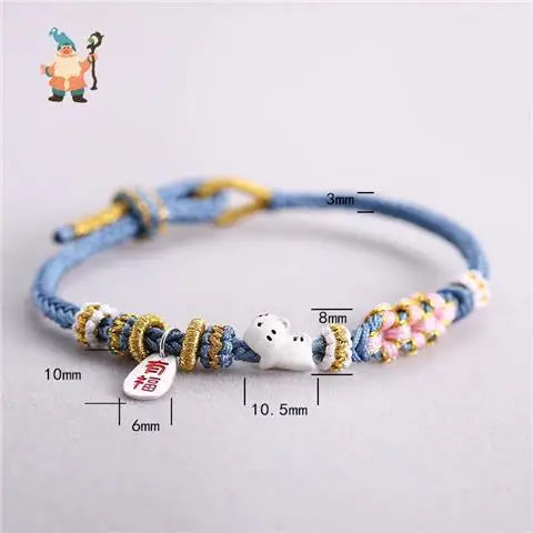 Chinese Zodiac Braided Bracelet - Attract Wealth and Luck