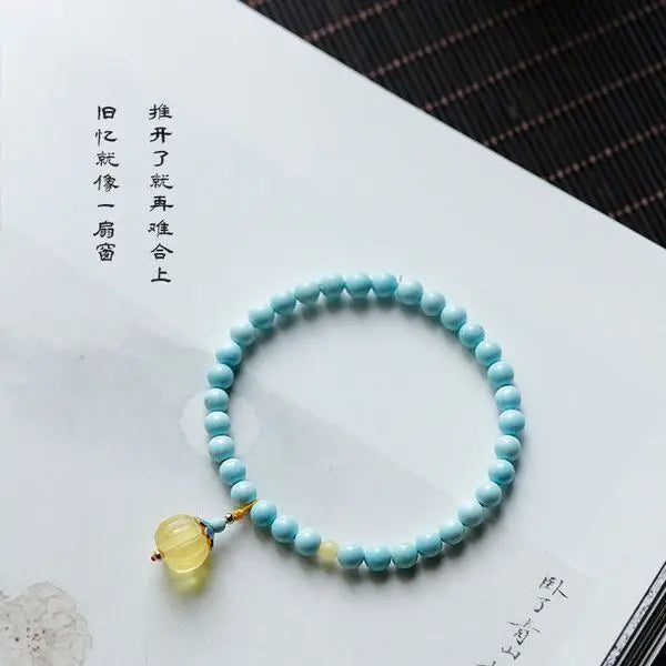 High Porcelain Blue Turquoise Bracelet