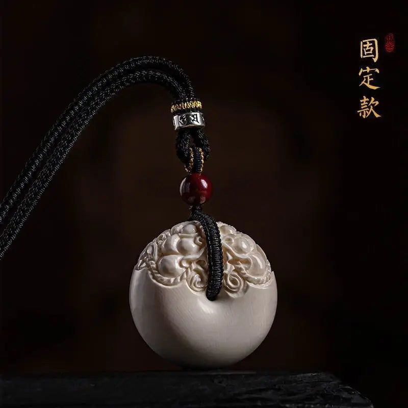 Natural ivory Pixiu pendant