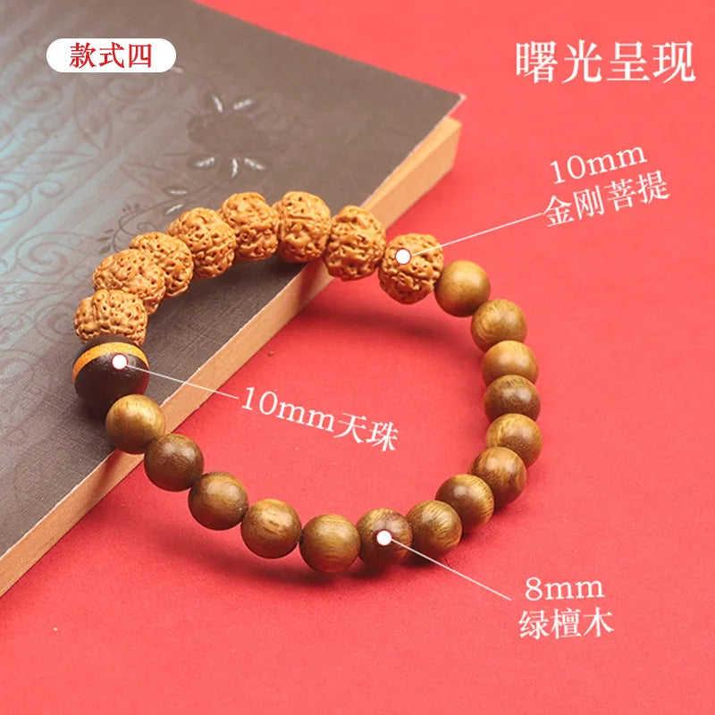 Green sandalwood bracelet