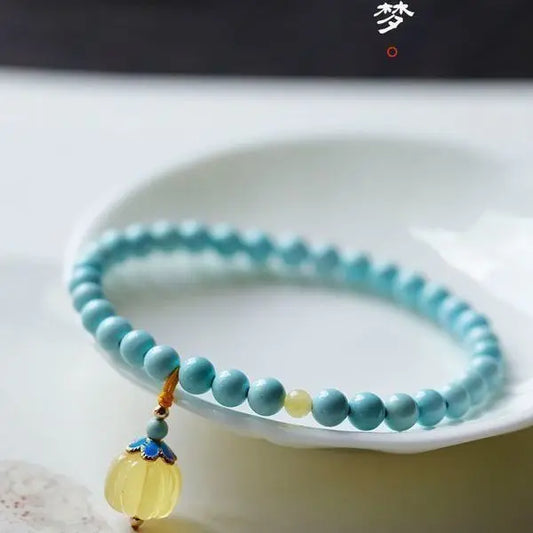 High Porcelain Blue Turquoise Bracelet