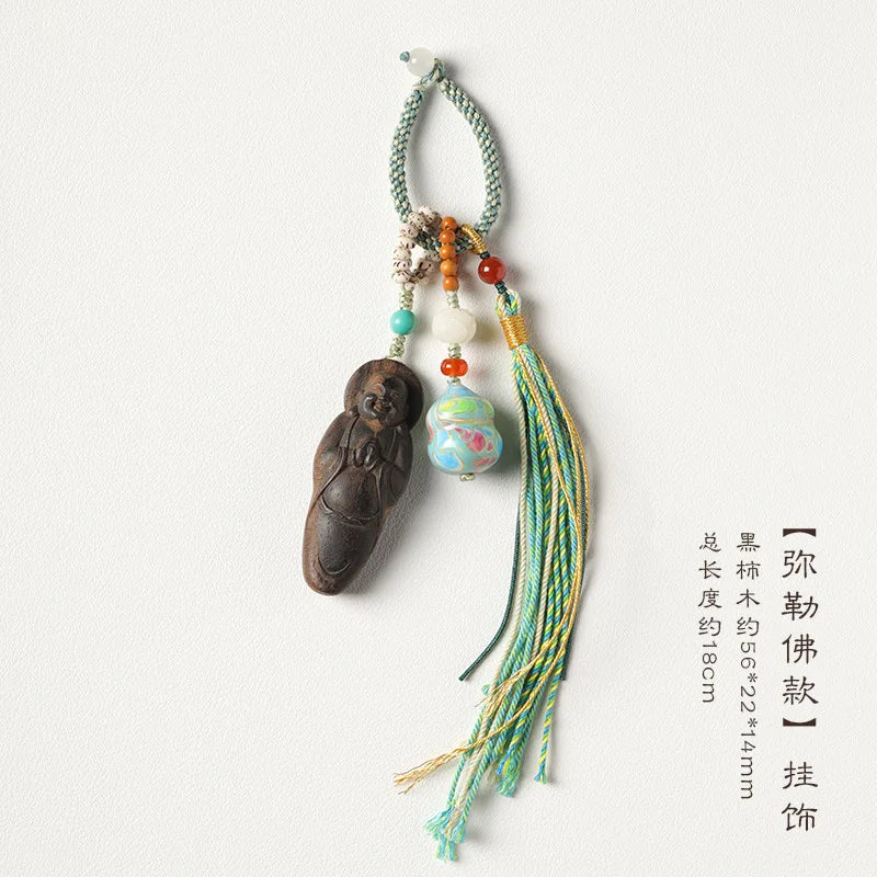 God of Wealth Guanyin Maitreya Buddha Peace Pendant