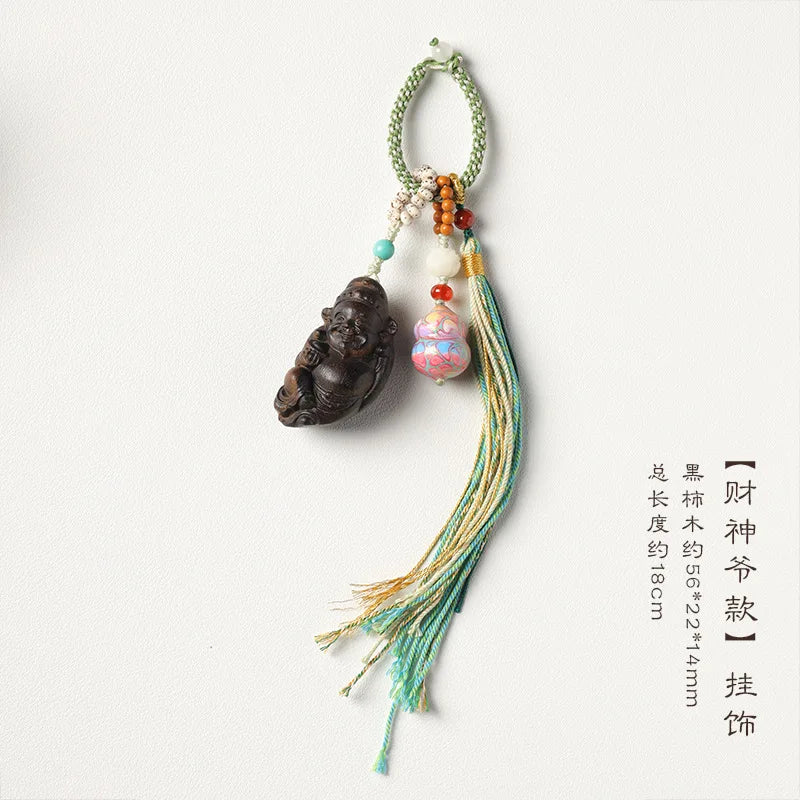 God of Wealth Guanyin Maitreya Buddha Peace Pendant