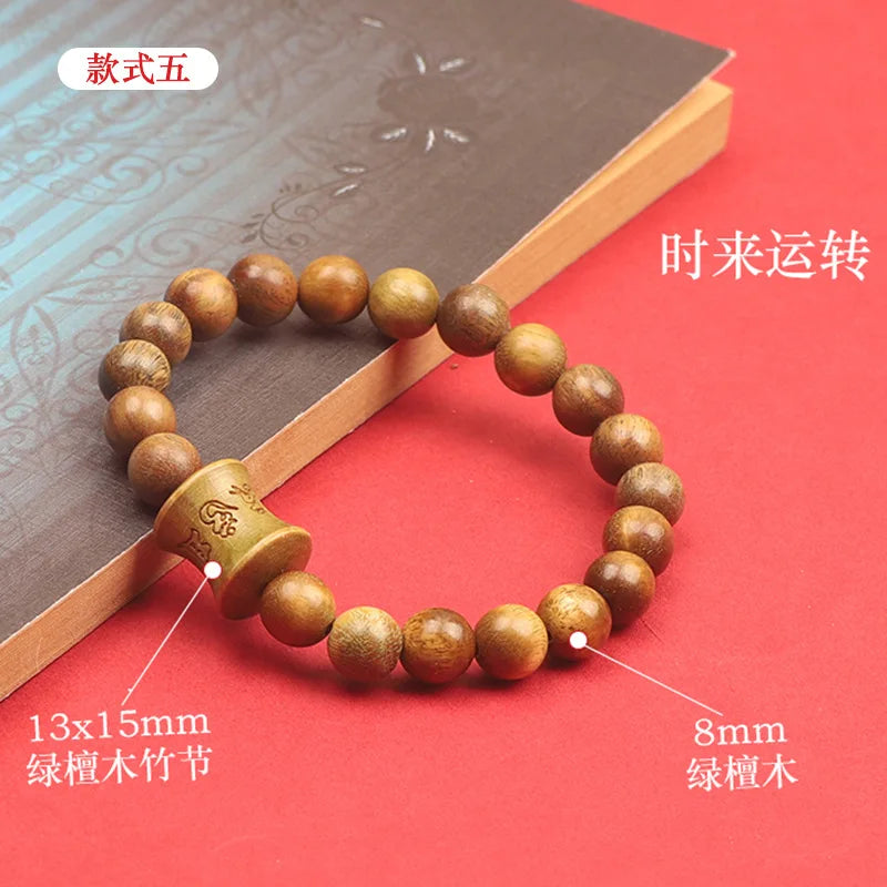 Green sandalwood bracelet