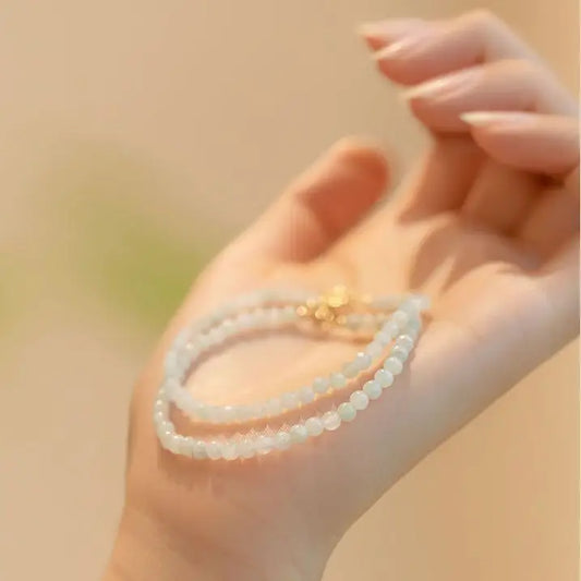 Jade Women's Extra Thin Bracelet
