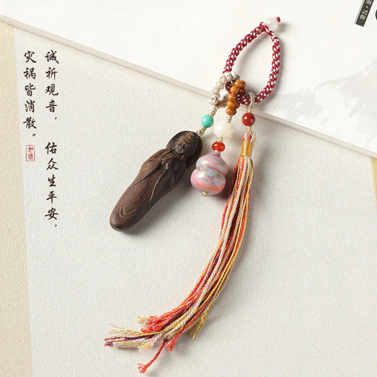 God of Wealth Guanyin Maitreya Buddha Peace Pendant