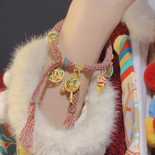 Tibetan Couple Braided Bracelet - Bringing Wealth and Good Luck