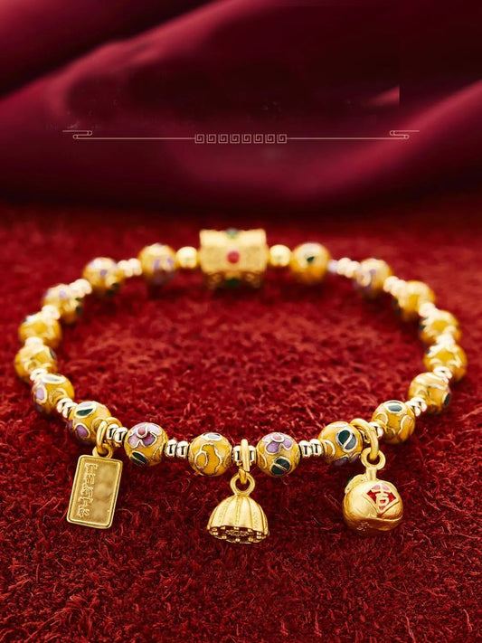 Forbidden City Cloisonné Ceramic Bracelet