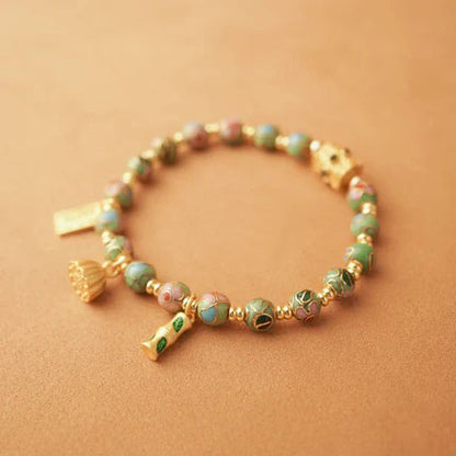 Forbidden City Cloisonné Ceramic Bracelet