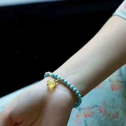 High Porcelain Blue Turquoise Bracelet