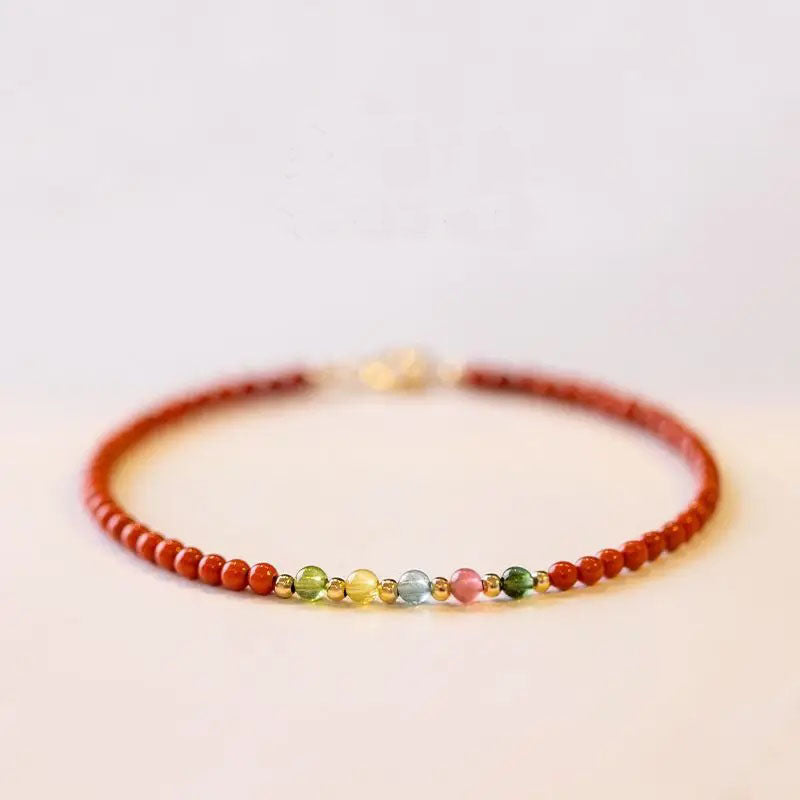 Red agate fortune red bracelet