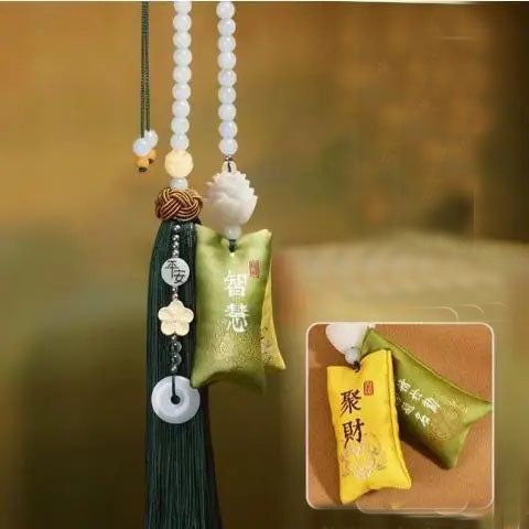 Car sachet tassel pendant