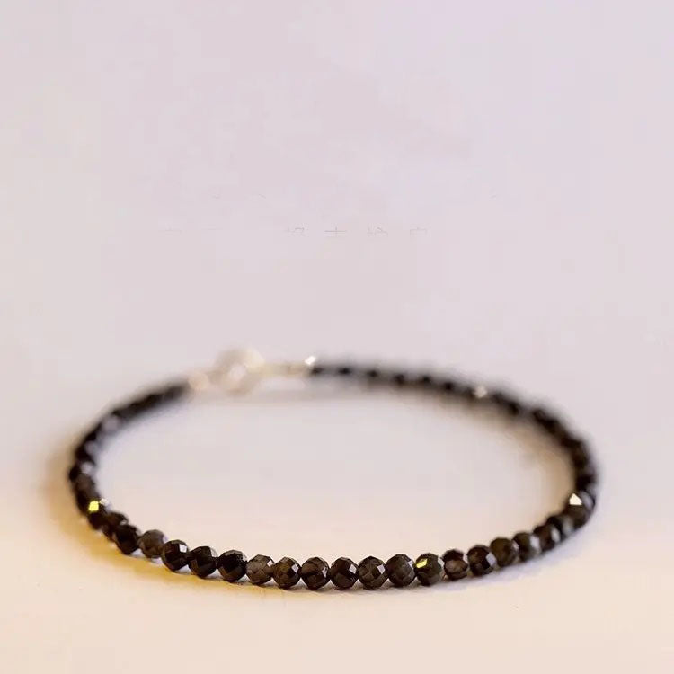 Natural Faceted Light Luxury Amethyst Bracelet for Women Simple and Niche Design Extremely Delicate Jewelry Gift for Girlfriend