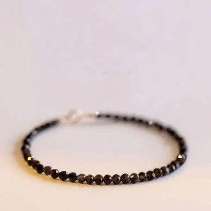 Natural Faceted Light Luxury Amethyst Bracelet for Women Simple and Niche Design Extremely Delicate Jewelry Gift for Girlfriend