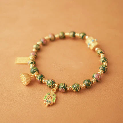 Forbidden City Cloisonné Ceramic Bracelet