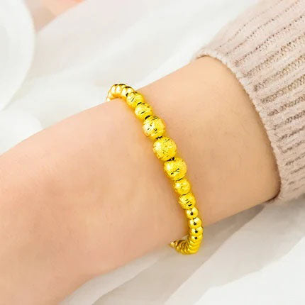 Gold women's bracelet