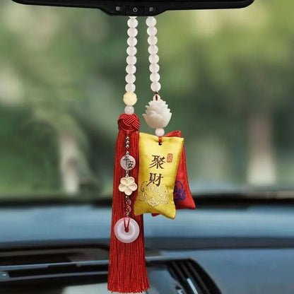 Car sachet tassel pendant