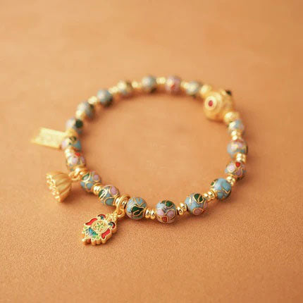 Forbidden City Cloisonné Ceramic Bracelet