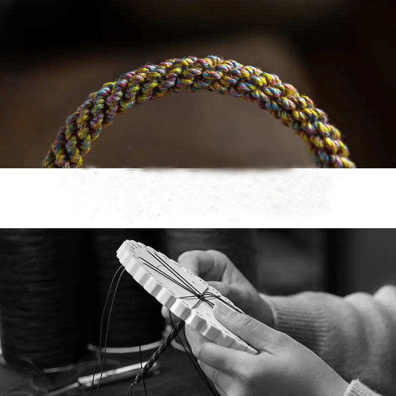 Tibetan bracelet, colorful rope Luoshui lotus corn knot bracelet