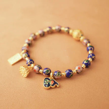 Forbidden City Cloisonné Ceramic Bracelet