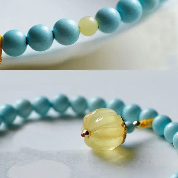 High Porcelain Blue Turquoise Bracelet