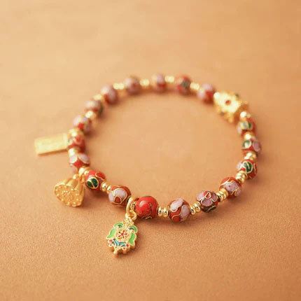 Forbidden City Cloisonné Ceramic Bracelet