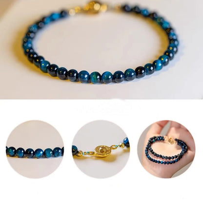 Blue Tiger Eye Bracelet