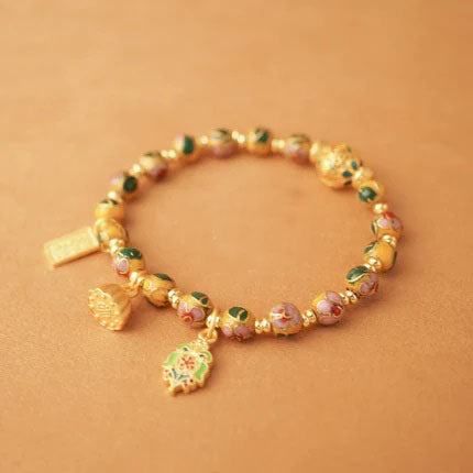 Forbidden City Cloisonné Ceramic Bracelet