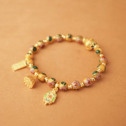 Forbidden City Cloisonné Ceramic Bracelet