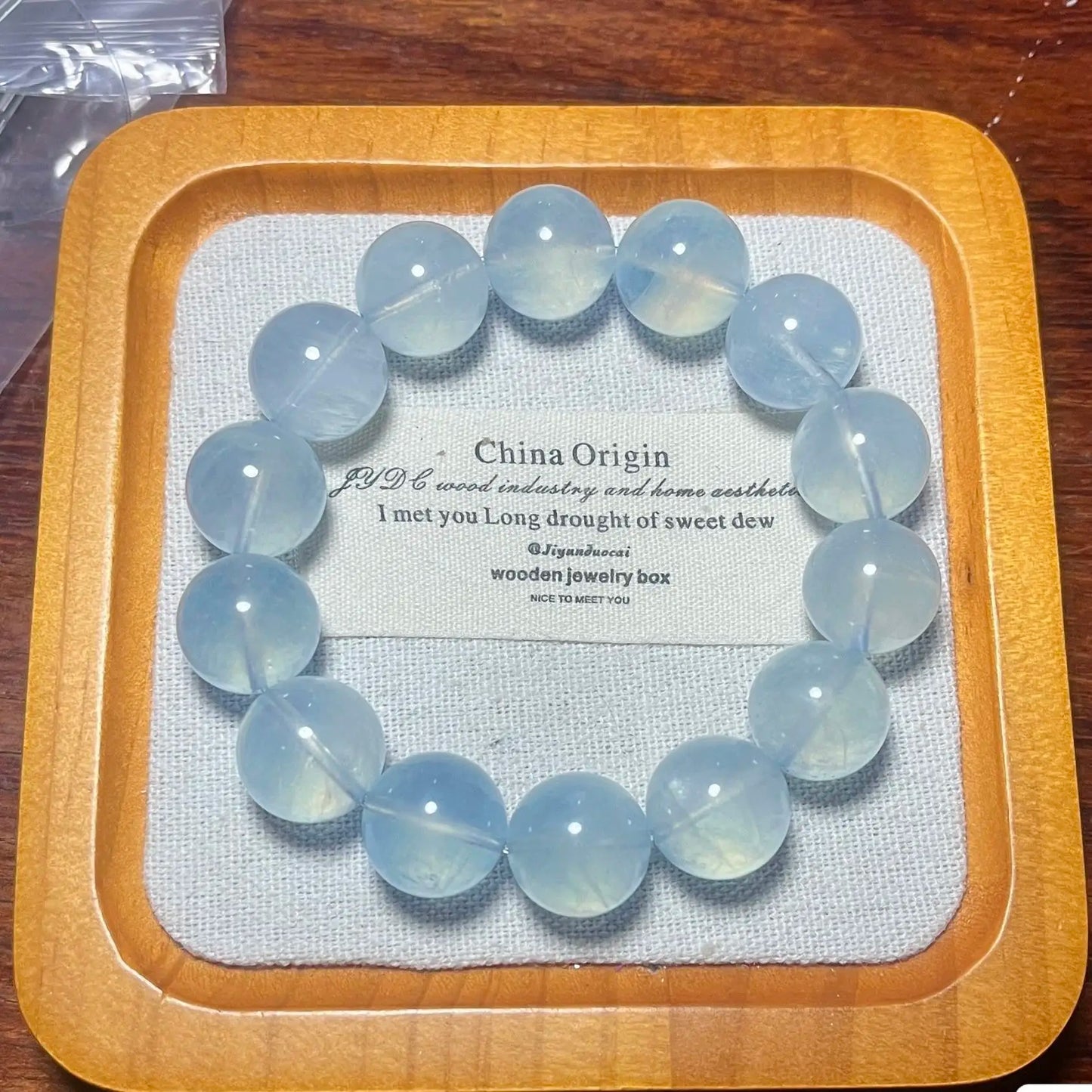 Aquamarine bracelet