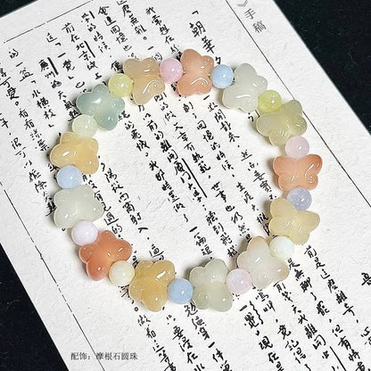 Peach Blossom Koi Bodhi Bracelet