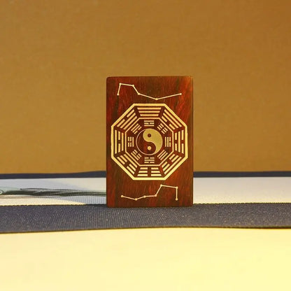 Ebony pendant, Hetu Luoshu Taoist ornaments