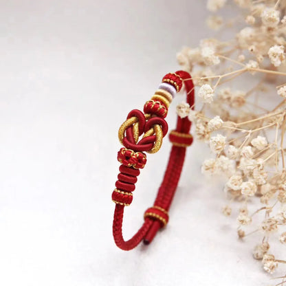 Double Heart Knot Bracelet-Have a Beautiful Love